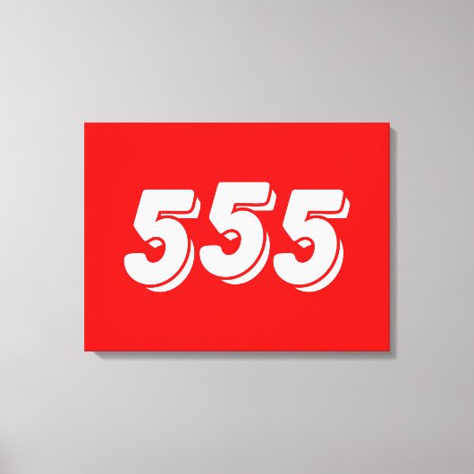 555 キャンバスプリント (正面)