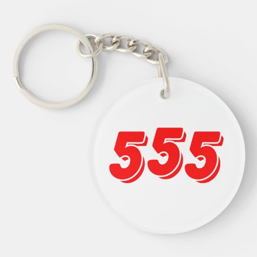 555 キーホルダー (正面)