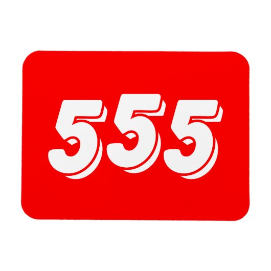 555 マグネット (横)