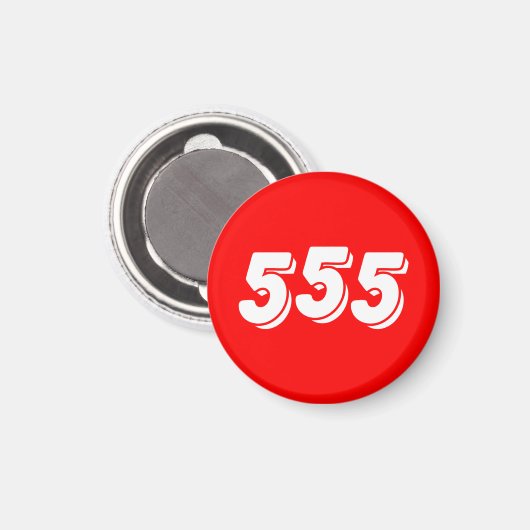 555 マグネット (正面/裏面)