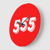 555 ラージ壁時計 (傾斜)