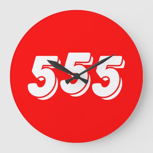 555 ラージ壁時計 (正面)