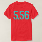 556 mm口径 tシャツ (デザイン正面)