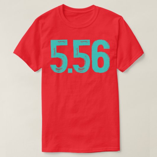 556 mm口径 tシャツ (デザイン正面)