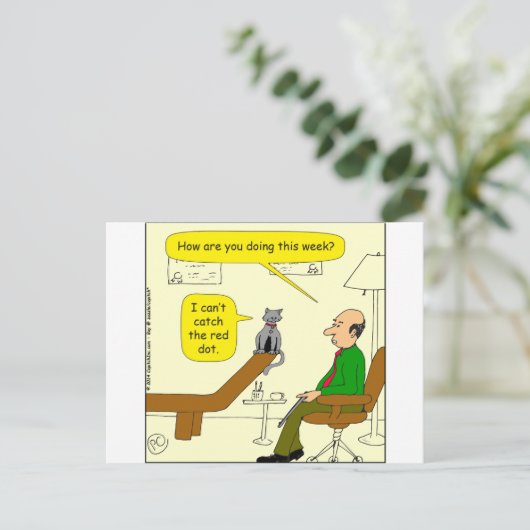 559私は赤いドットアニメをキャッチできない ポストカード (スタンド正面)