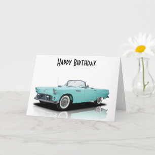 **55 クラシックTHUNDERBIRD**誕生日 カード
