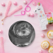 55 Chevyのヘッドライトのグレースケール ペーパープレート (パーティー)