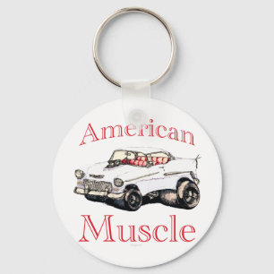 55 chevyアメリカ筋肉 キーホルダー