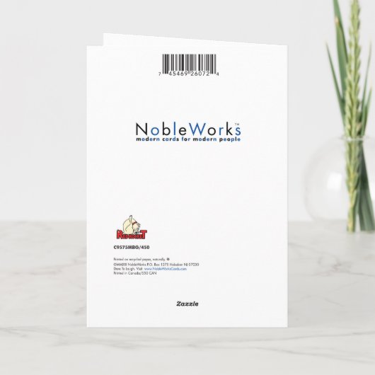 55 In Celsius -誕生日 カード (裏面)