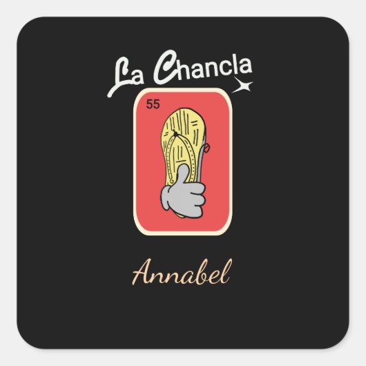 55 La Chancla スクエアシール (正面)