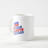 55 No Fear No Limits No Releanes誕生日 コーヒーマグカップ (正面左)