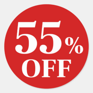 55%OFF 赤背景 クラシック ラウンドステッカー ラウンドシール