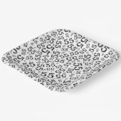  55’th Black/White  Random Number Pattern  ペーパープレート (傾斜あり)