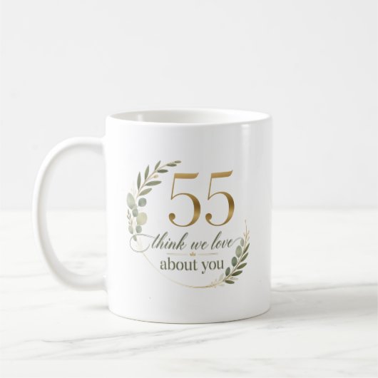 55 Things We Love About You コーヒーマグカップ (左)