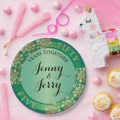 55thエメラルドアニバーサリー紙プレート ペーパープレート (パーティー)