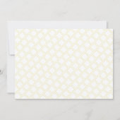 55thエレガント誕生日パーティーワイン金ゴールドホワイト《写真》ぼけ味 招待状 (裏面)