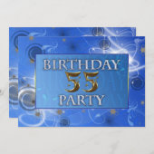 55thコズミックパーティの招待状 招待状 (正面/裏面)