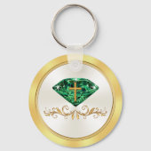 55th教会の記念日パーティーアイディアと安いギフト キーホルダー (裏面)