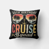 55th誕生日クルーズスクワッドファミリーマッチング クッション (裏面)