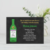 55th誕生日パーティーの招待Chalkboard 招待状 (スタンド正面)