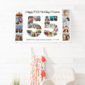 55th誕生日パーティー番号55フォトコラージュ 横断幕 (インサイチュ)