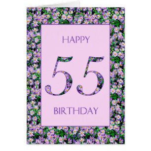 55th誕生日パープルデイジー