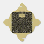 55th誕生日ブラック/ゴールド乱数パターン フェイバーボックス (折り畳みなし)