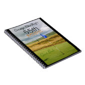 55th誕生祝いゴルフカスタムゲストブック ノートブック (右側)