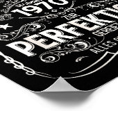 55th Birthday Gift Men Women Legend December 1970  ポスター (角)