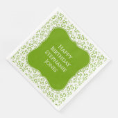 55th Birthday Green/White Bracket Number Pattern (コーナー)