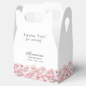 55th Birthday Party January Birth Month Flower  フェイバーボックス (オープン)