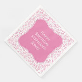 55th Birthday Pink/White Bracket Number Pattern (コーナー)