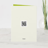 55th Birthday Sloth Humor カード (裏面)