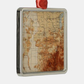 56の割合の黒人の人口 メタルオーナメント (右)