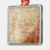 56の割合の黒人の人口 メタルオーナメント (左)