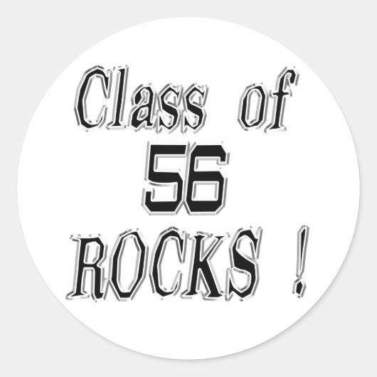 56ロックスのクラス!シール ラウンドシール (正面)