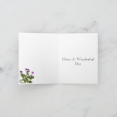 56周年記念結婚グローブアマランスフラワー カード (内部)