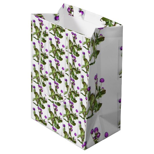 56周年記念結婚グローブアマランツ ミディアムペーパーバッグ (裏面アングル)