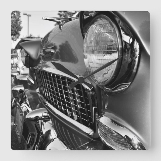 56山形ウォールクロック スクエア壁時計 (正面)