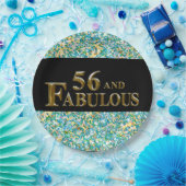 56歳の誕生日 ペーパープレート (パーティー)