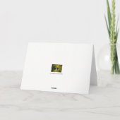 56歳ハッピーバースデーおもしろい犬 カード (裏面)