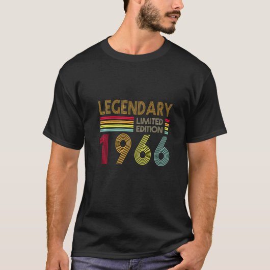 56歳レトロ伝説1966エディトン56誕生 Tシャツ (正面)