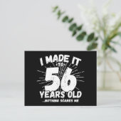 56歳皮肉なミーム面白い56歳の誕生日 ポストカード (スタンド正面)