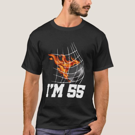 56歳 アイスホッケー ゴールネット スポーツ 56歳 Tシャツ (正面)