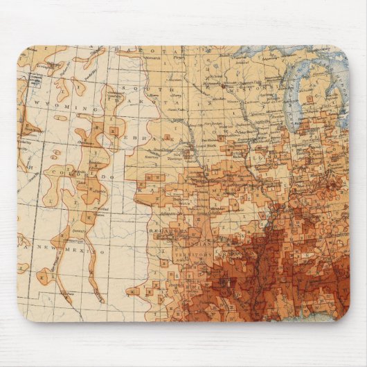 56比例黒人人口 マウスパッド (正面)