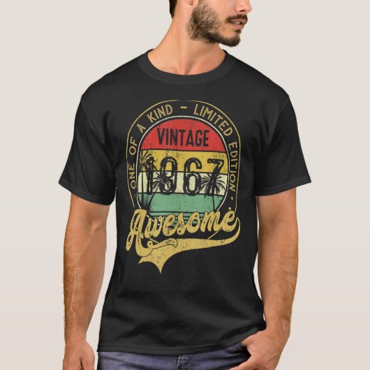 56誕生日ヴィンテージ1967種類の1つ Tシャツ (正面)