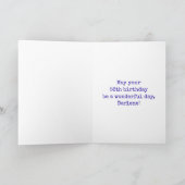 56誕生日-おもしろい、アーバングラフィティインスパイアルック カード (内部)