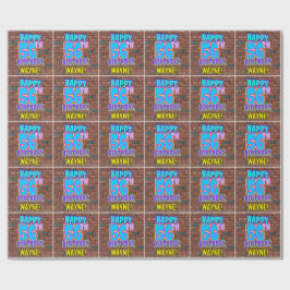 56誕生日:おもしろい、アーバングラフィティインスパイアルック ラッピングペーパー