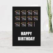 56誕生日（ろうそく） カード (正面)