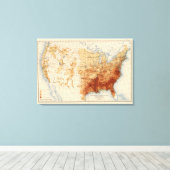 56黒人の割合 キャンバスプリント (インサイチュ (ウッドフロア))